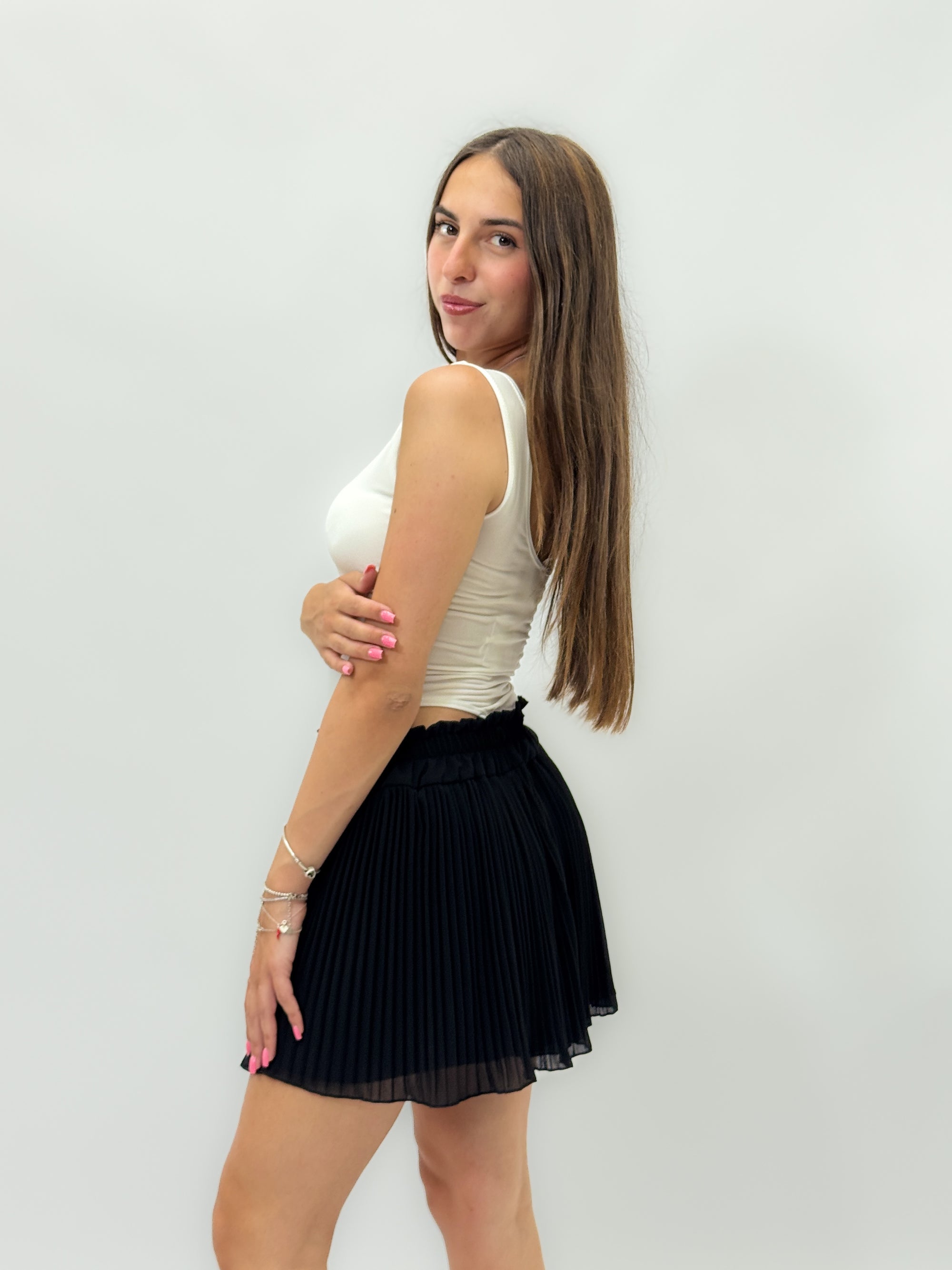 Pantaloncini plissè