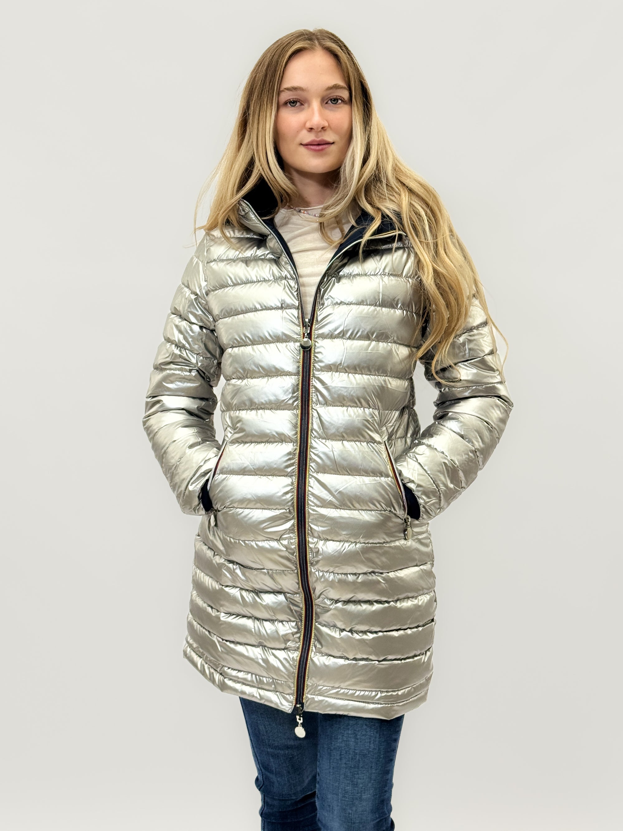 Piumino Donna Reversibile Double Face – Giacca Invernale Lunga