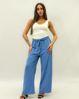 Pantaloni con fiocco