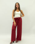 Pantaloni con fiocco