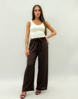 Pantaloni con fiocco
