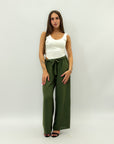 Pantaloni con fiocco