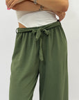 Pantaloni con fiocco