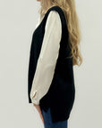 Gilet in maglia con scollo V