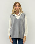 Gilet in maglia con scollo V