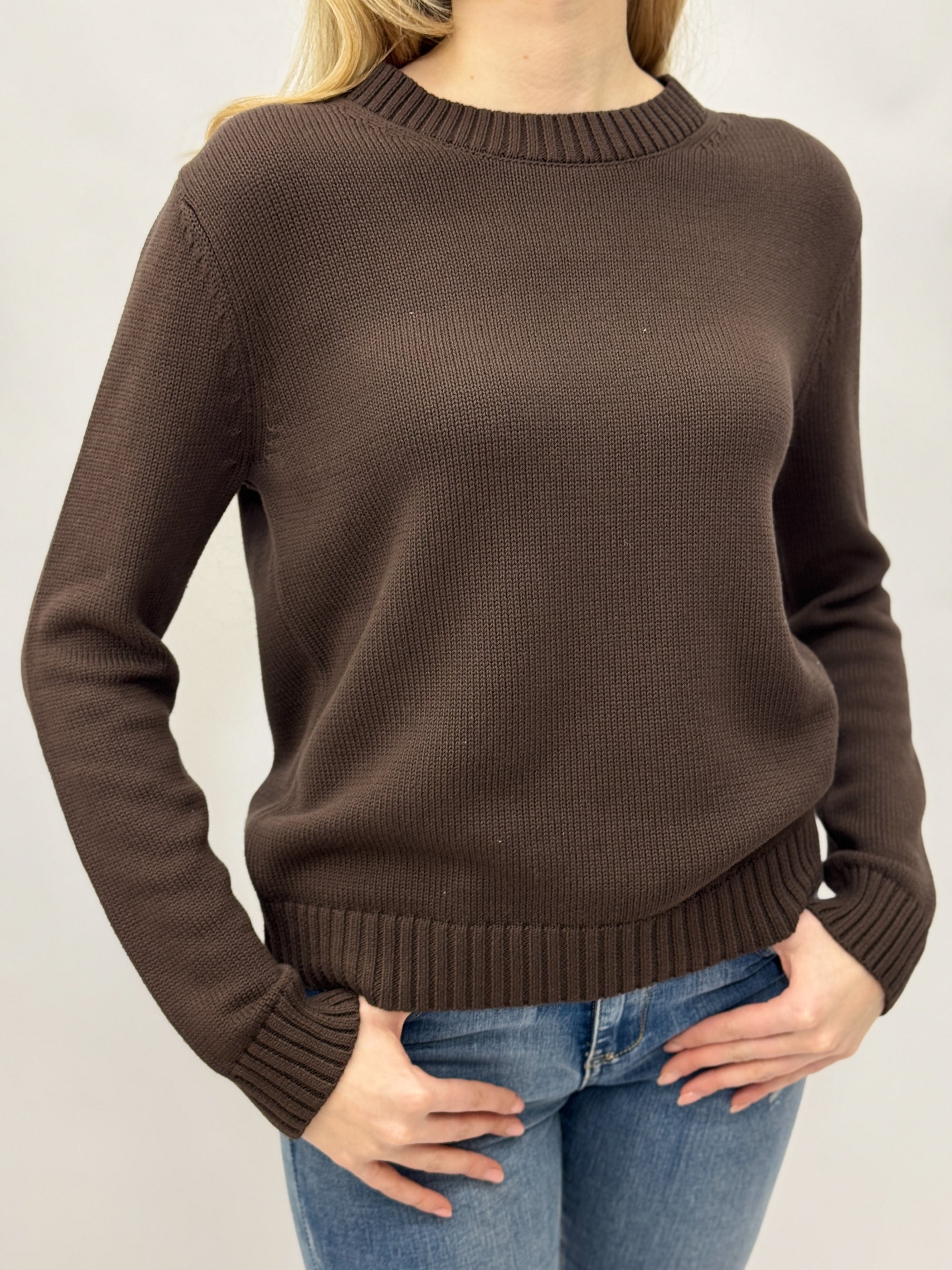 Maglia 100% Cotone Girocollo