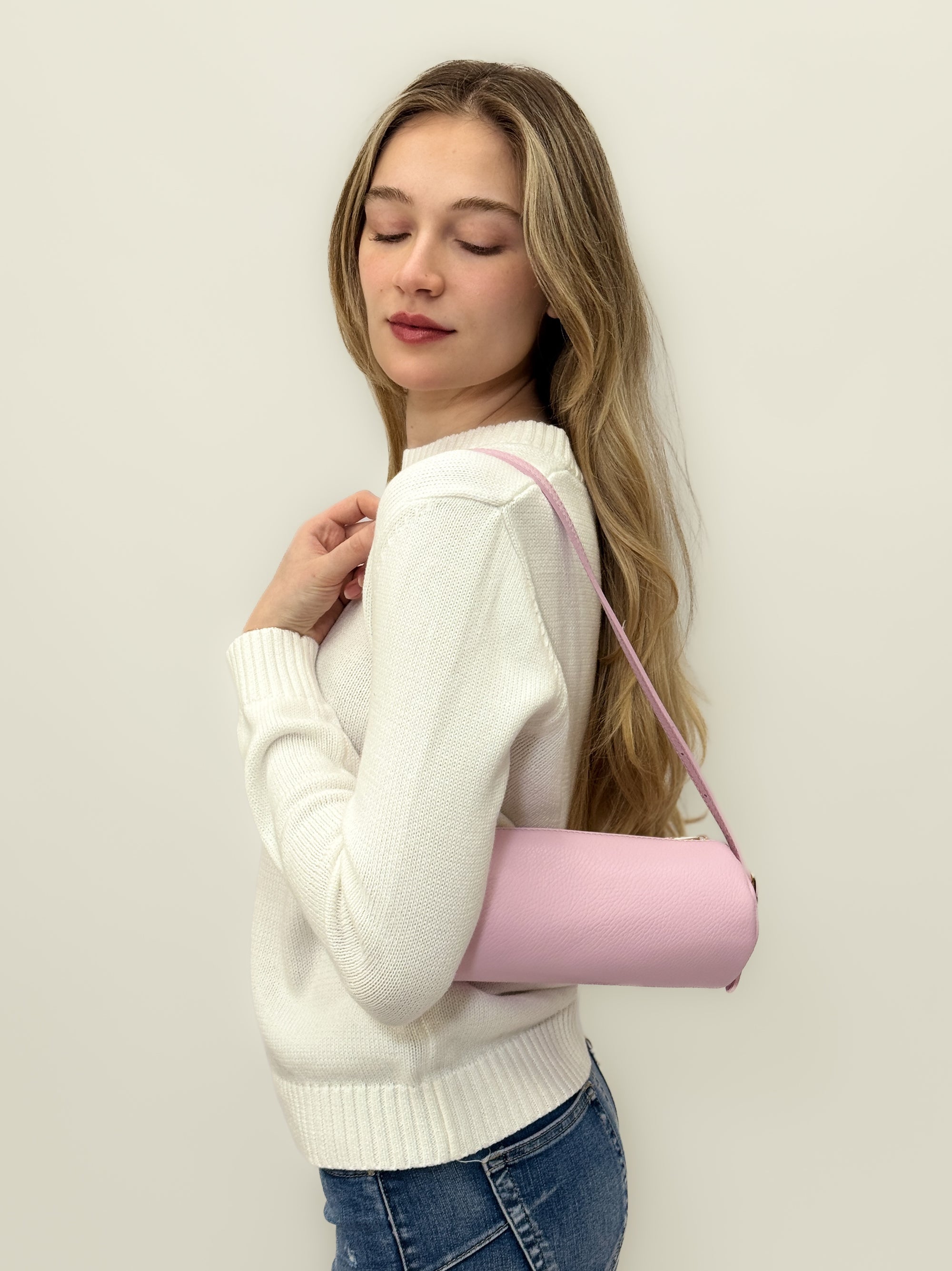 Borsa a Spalla in Vera Pelle - Made in Italy