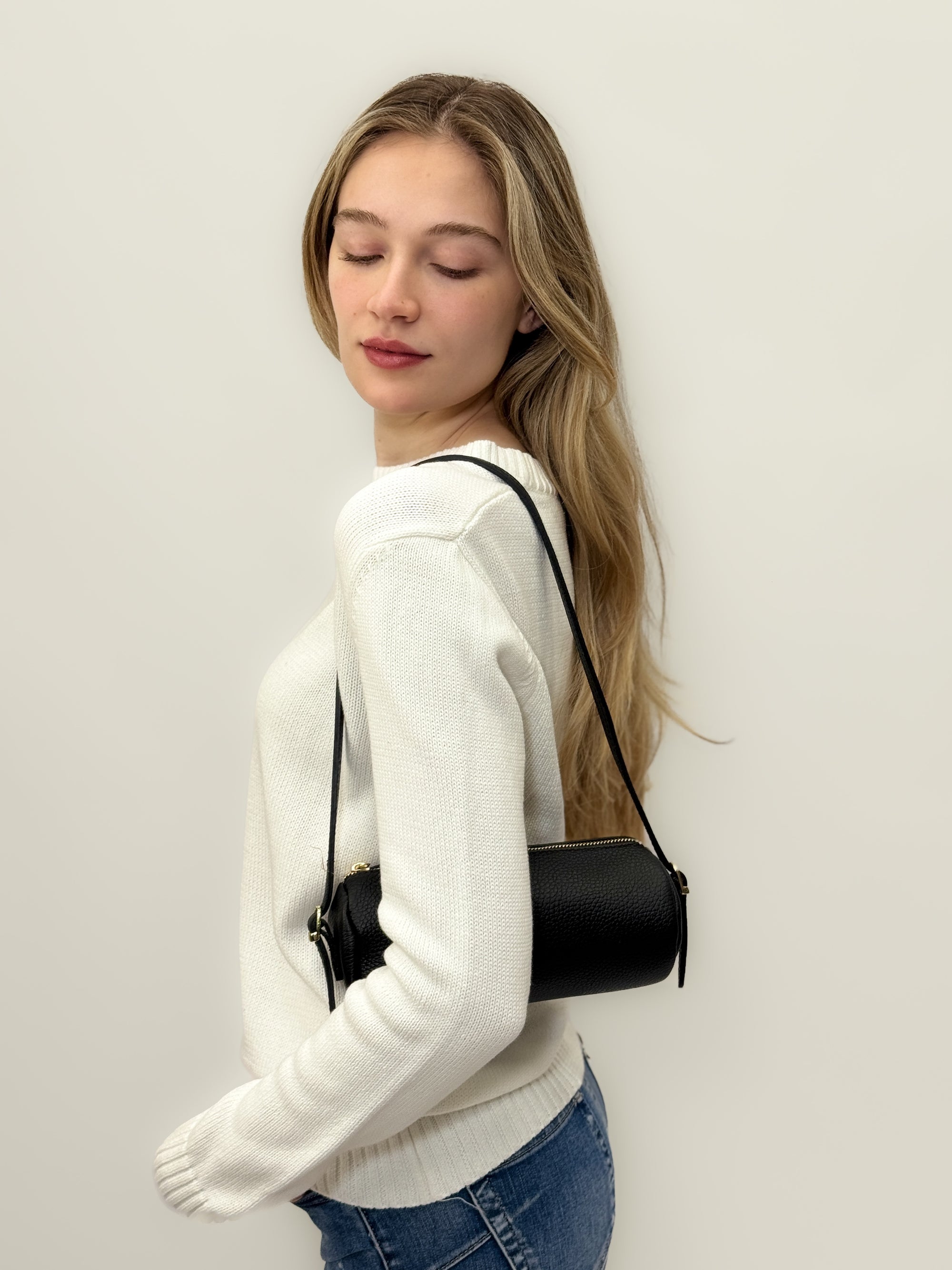 Borsa a Spalla in Vera Pelle - Made in Italy