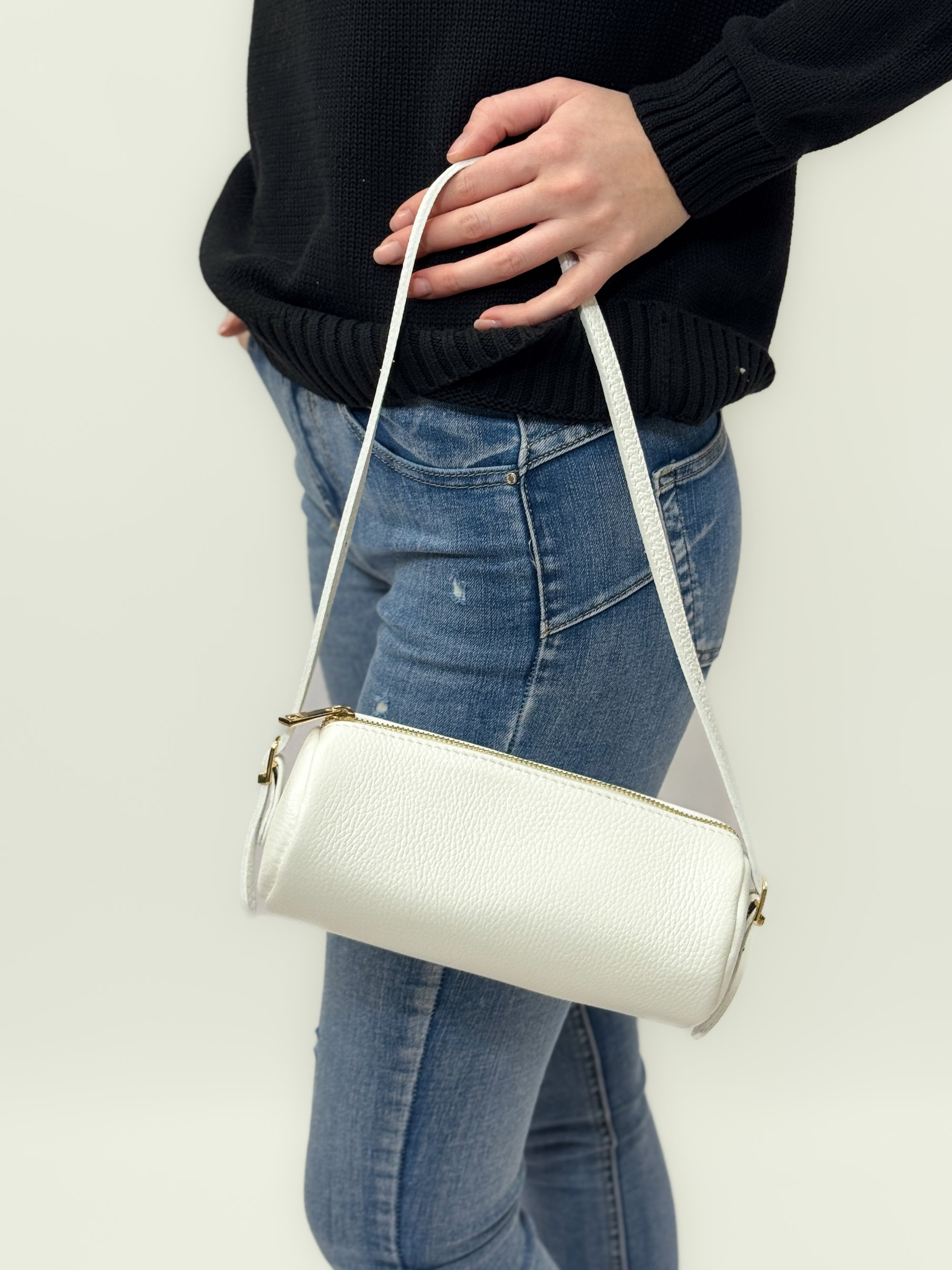 Borsa a Spalla in Vera Pelle - Made in Italy