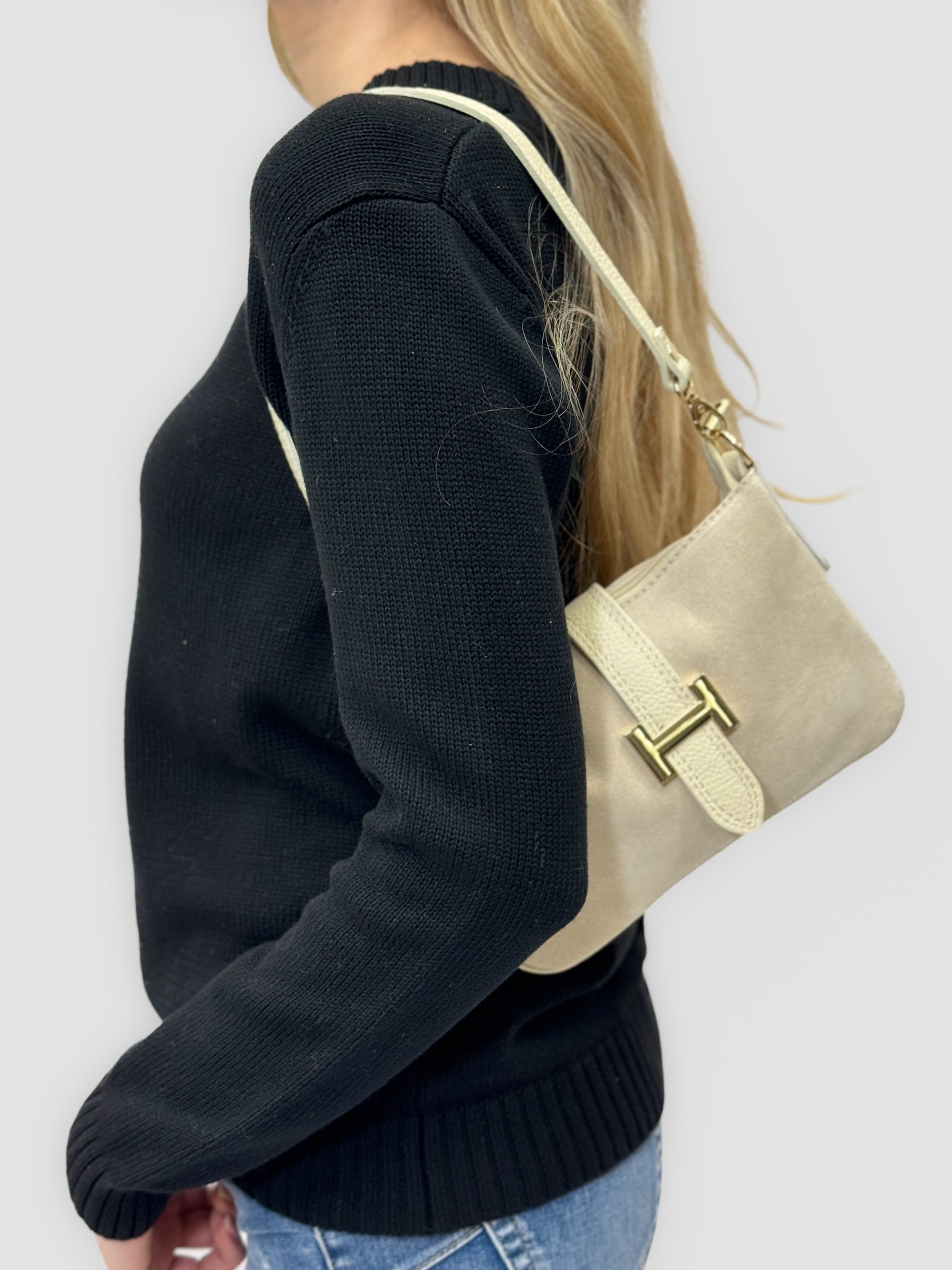 Mini Borsa in Vera Pelle con Fibbia Frontale | Ingrosso Borse Mini Borsa in Vera Pelle con Fibbia Frontale | Ingrosso Borse