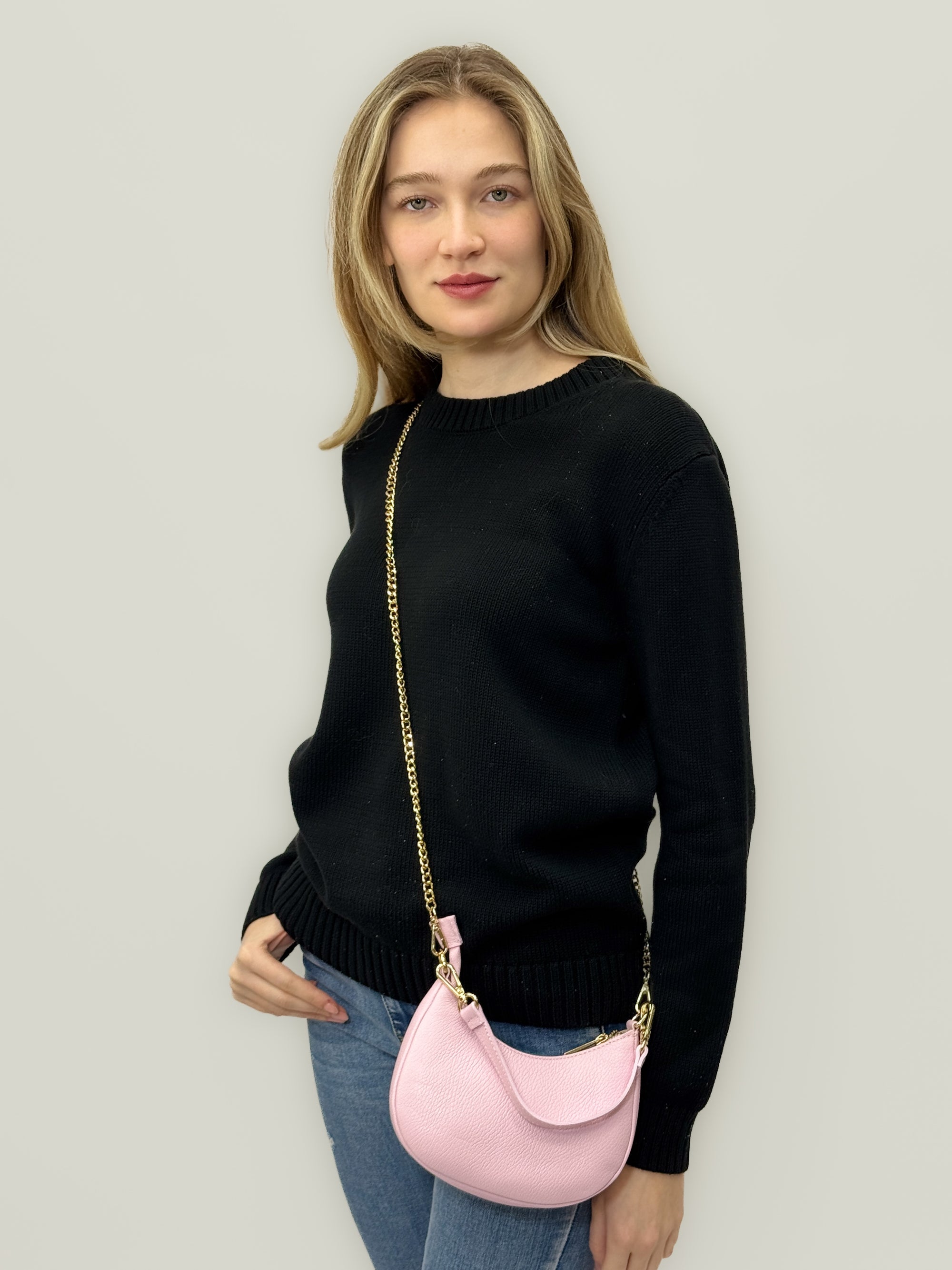 Borsa Ginevra in vera pelle Made in Italy