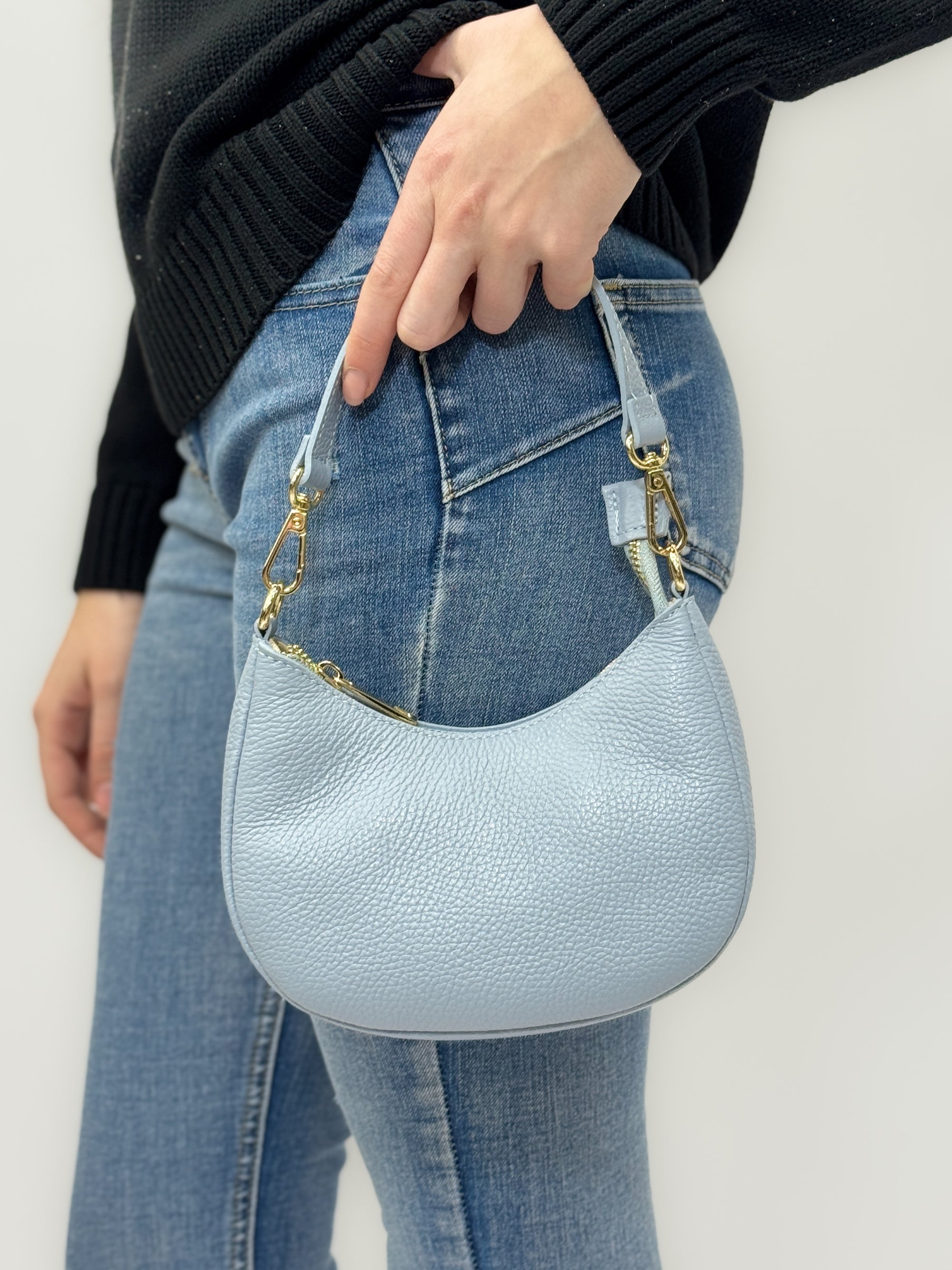 Borsa Ginevra in vera pelle Made in Italy