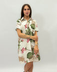 Abito a camicia con fantasia
