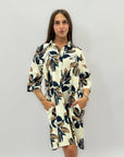 Abito a camicia con fantasia
