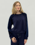 Completo con inserti di paillettes
