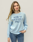 Maglione con Scritta “Non vi sopporto più!”