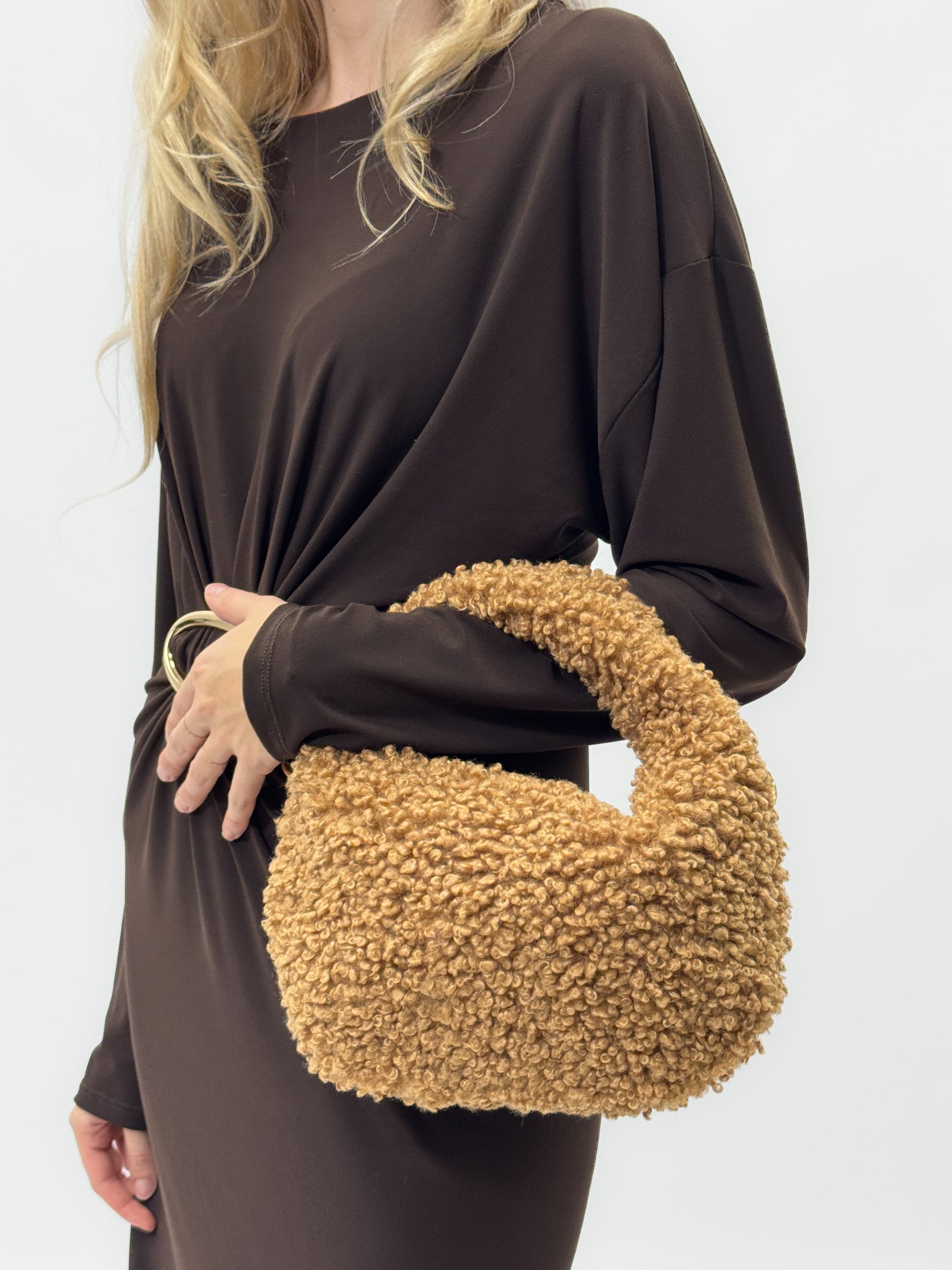 Borsa a Spalla in Teddy