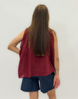 Pantaloncini in denim con cintura
