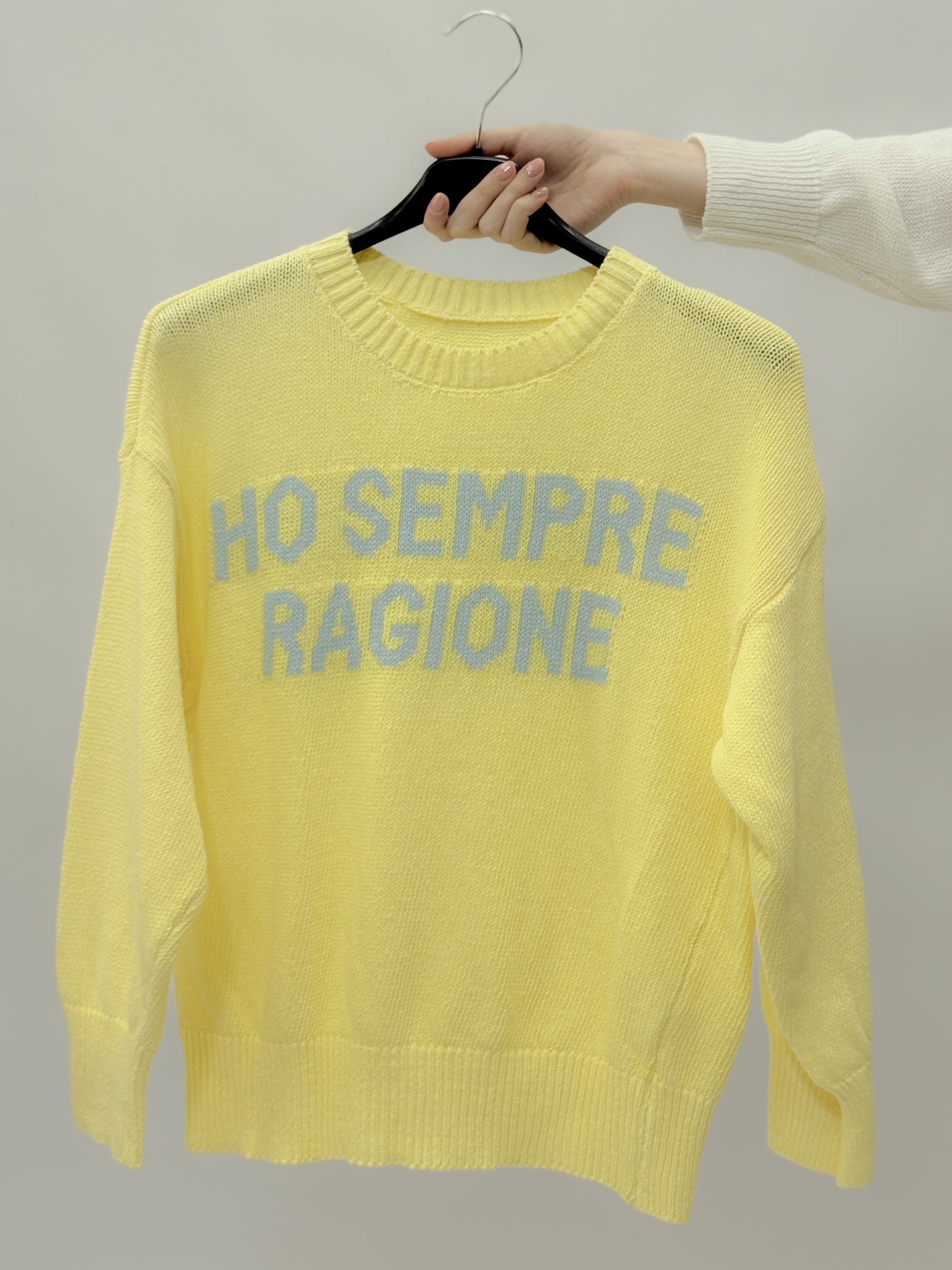 Maglia con Scritta “Ho Sempre Ragione”