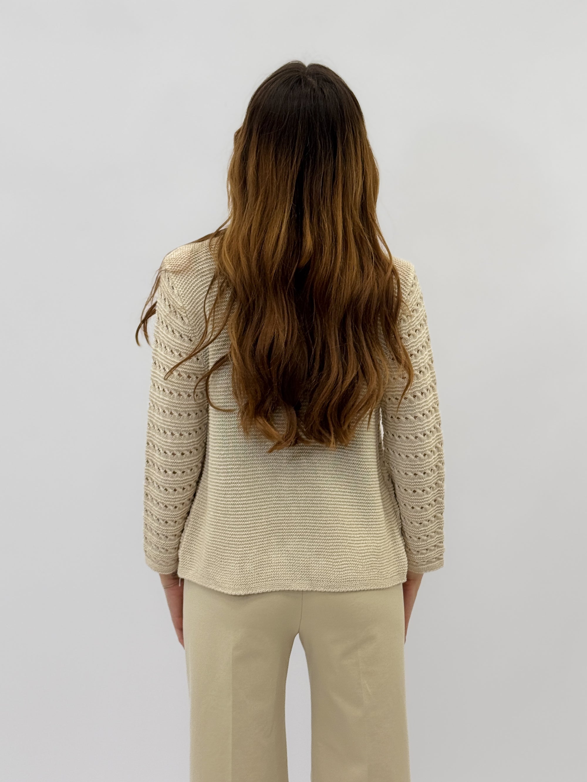 Cardigan traforato – Maglia Primaverile