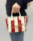 Mini Borsa in Tessuto Righe “Summer Vibes”