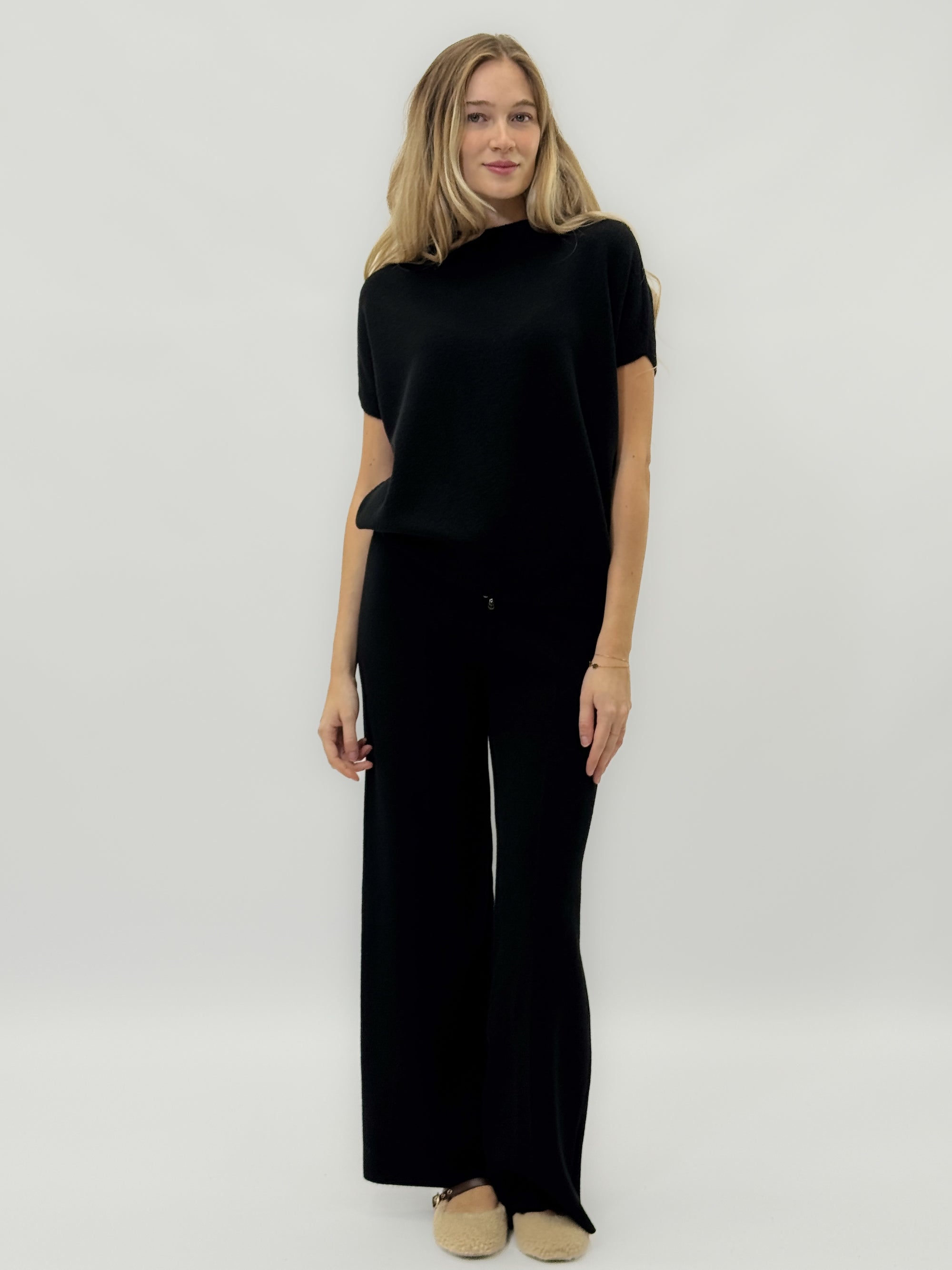 Pantaloni morbidi in maglia con coulisse