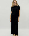 Pantaloni morbidi in maglia con coulisse