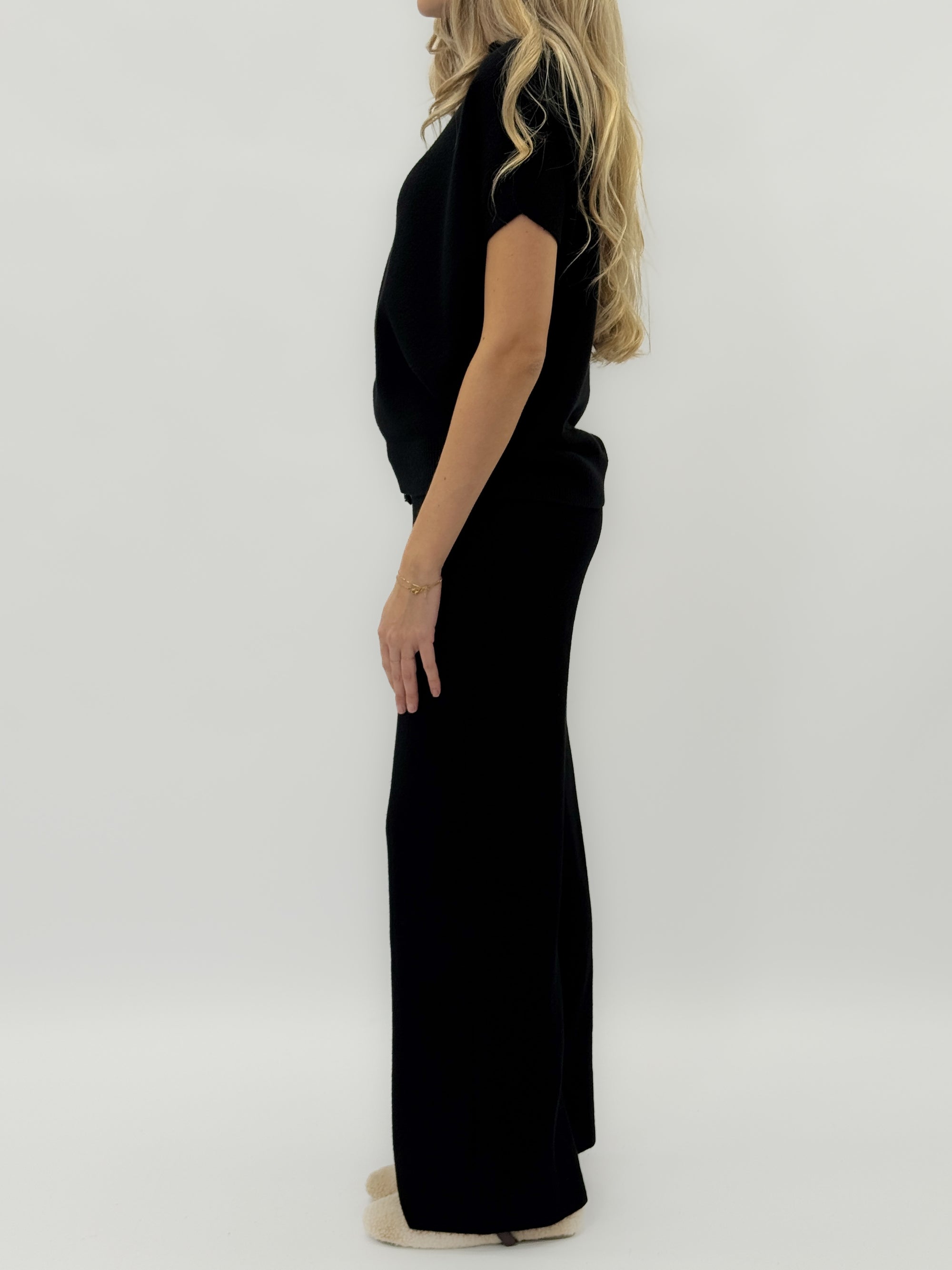 Pantaloni morbidi in maglia con coulisse