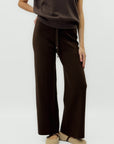 Pantaloni morbidi in maglia con coulisse