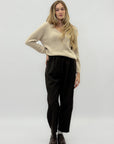 Pantaloni ampi con vita elasticizzata