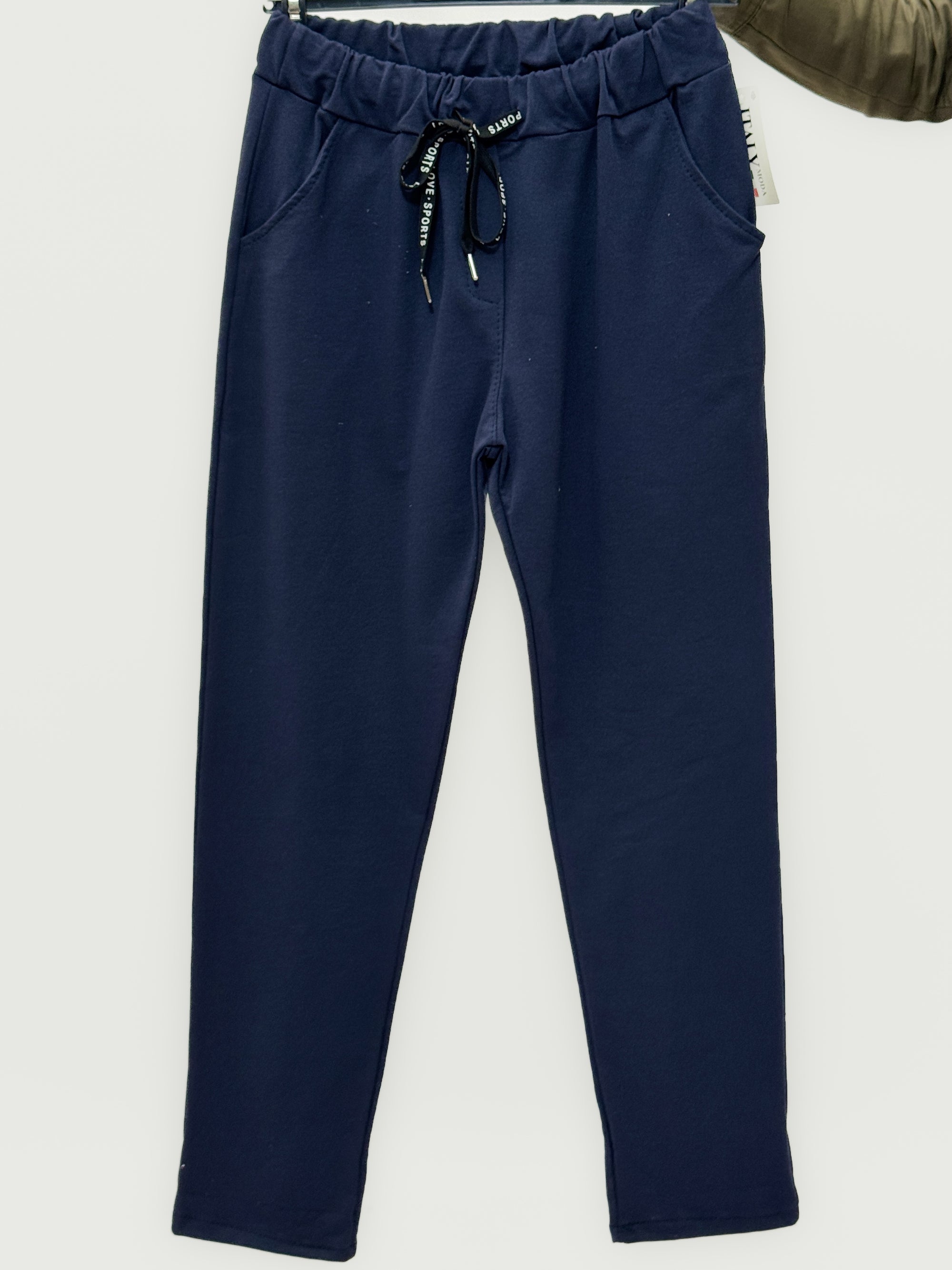 Pantalone in Cotone con Laccetto