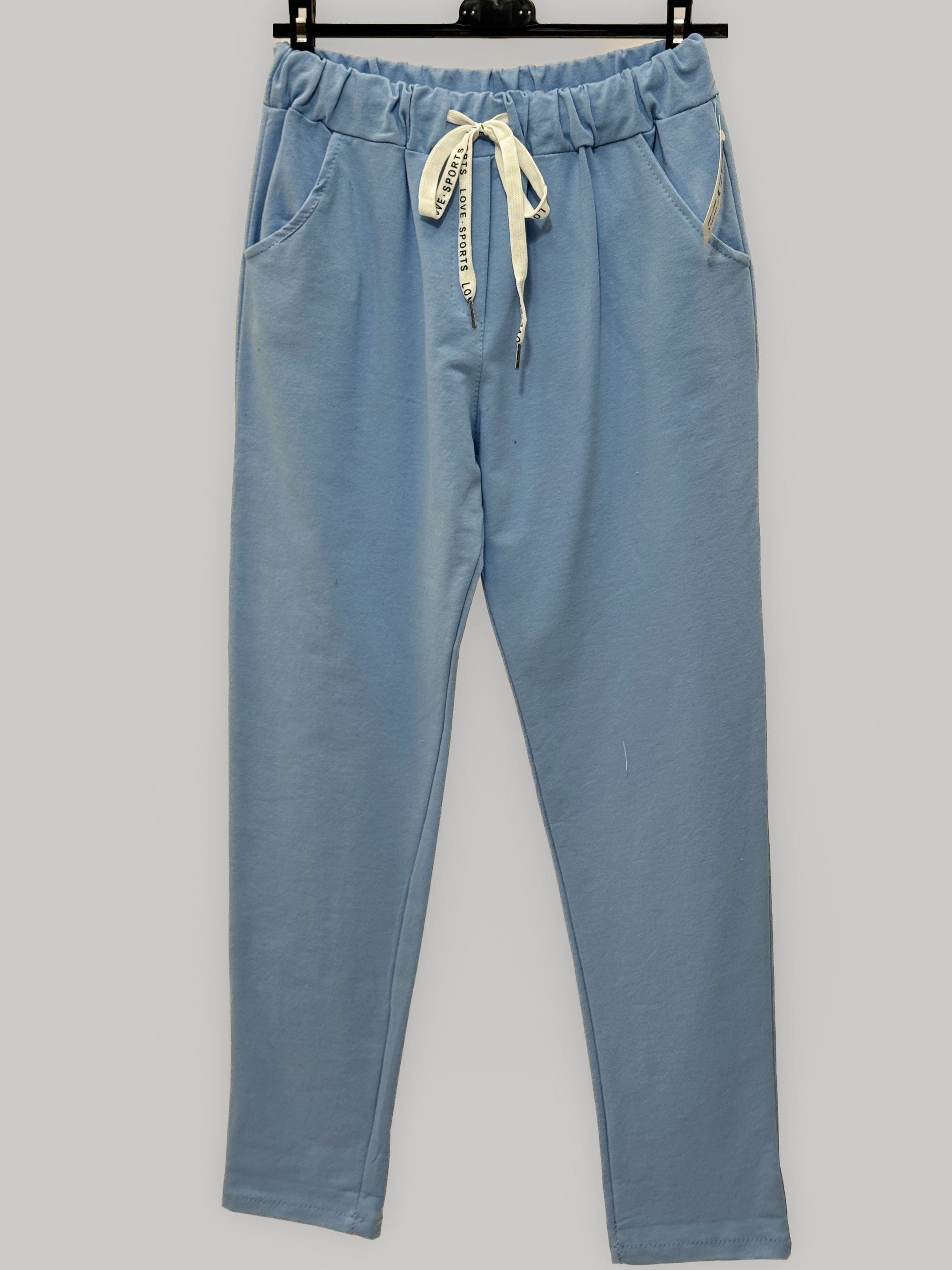 Pantalone in Cotone con Laccetto