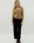 Pantaloni ampi con vita elasticizzata