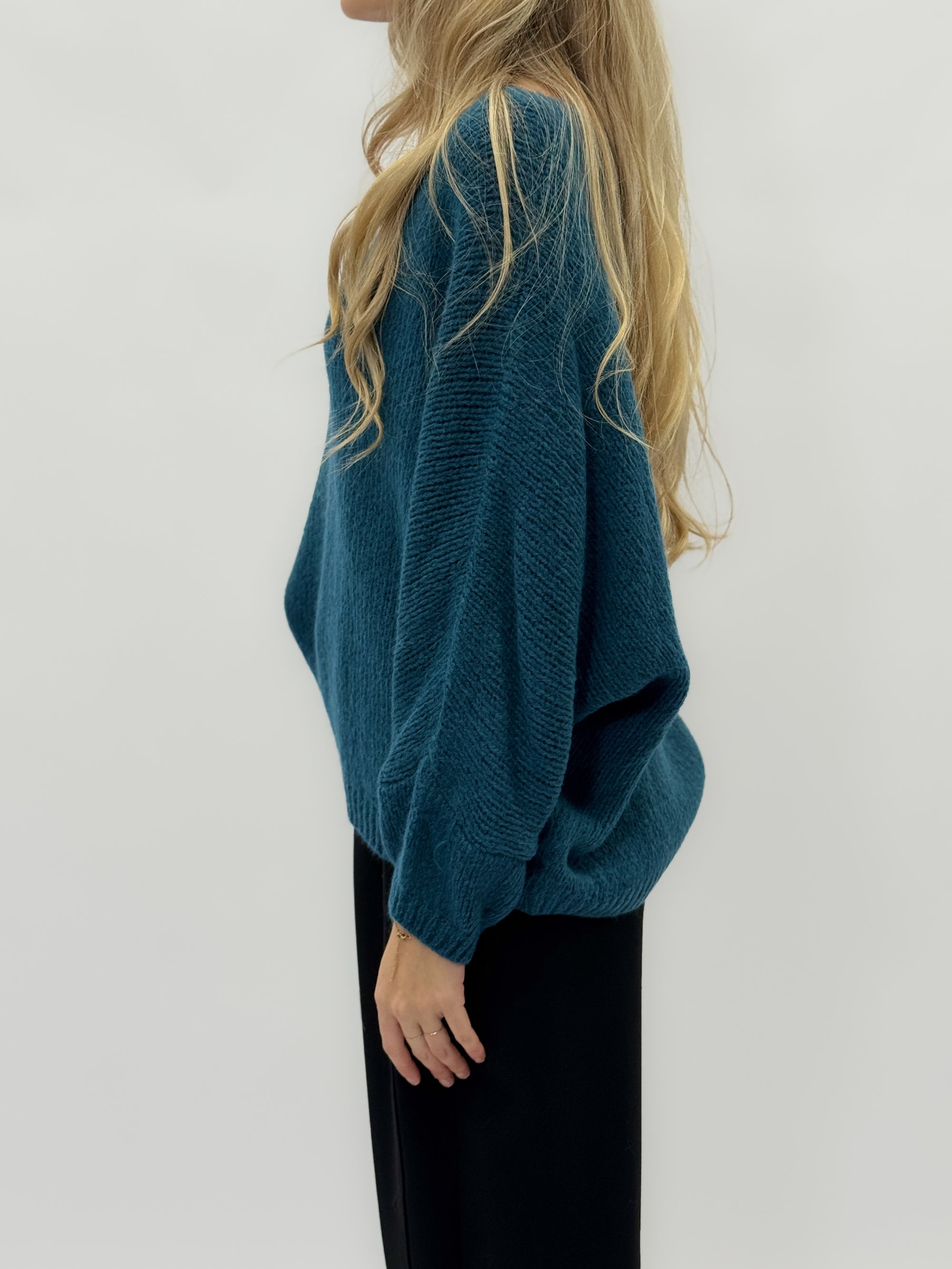 Maglione morbido con scollo a V