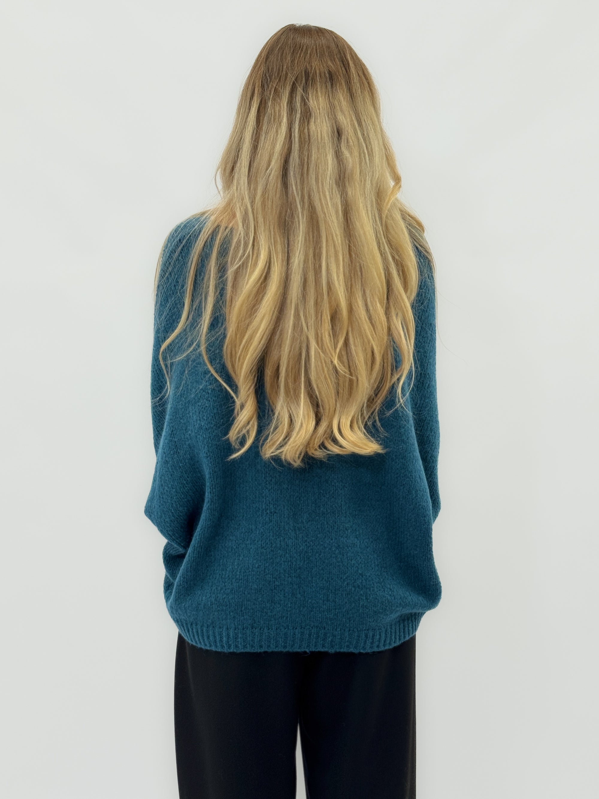 Maglione morbido con scollo a V