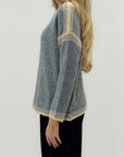 Maglione morbido con dettagli a contrasto – Comfort e stile casual