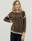 Maglione morbido con dettagli a contrasto – Comfort e stile casual