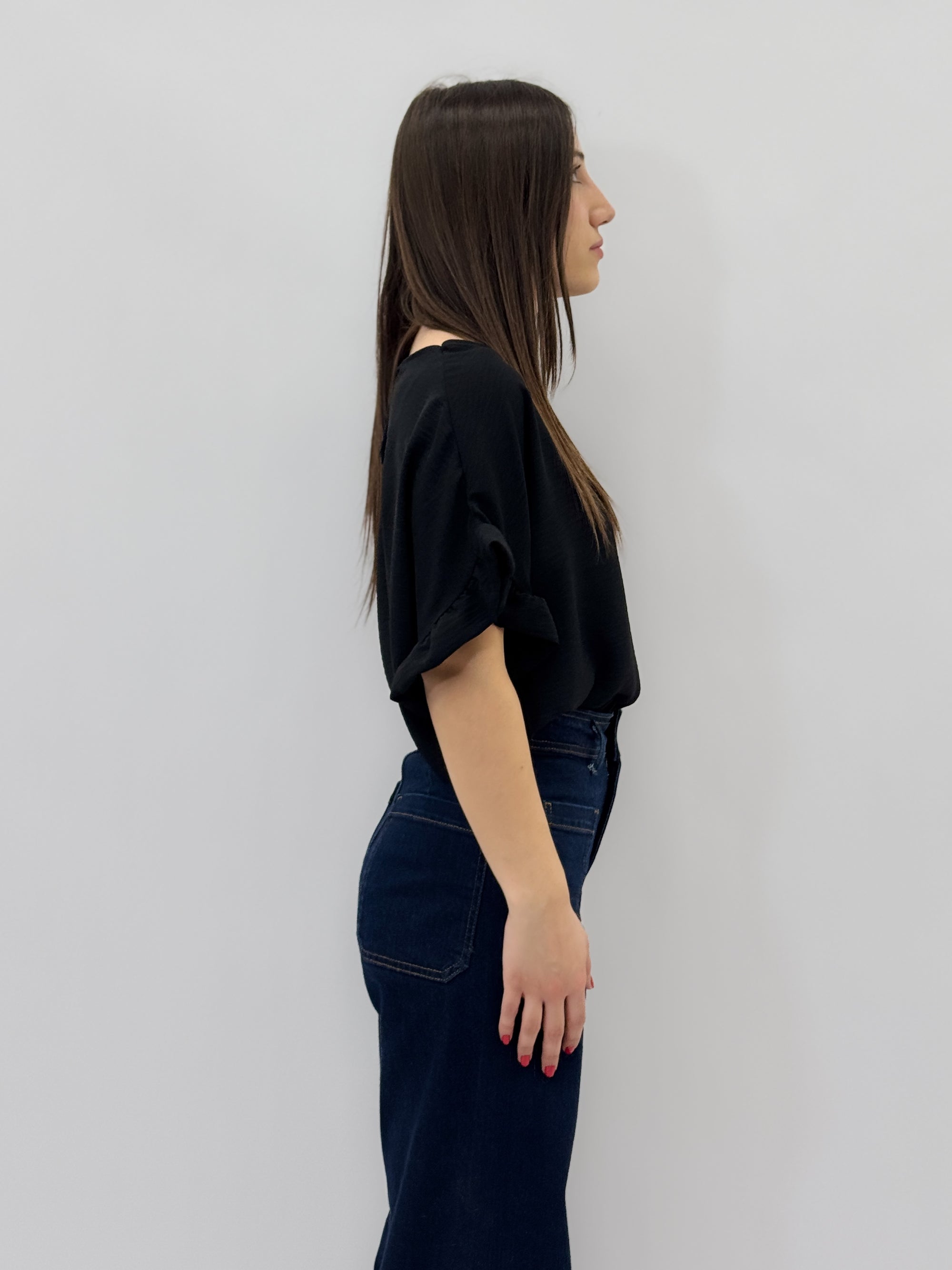 Maglia taglia comoda leggera