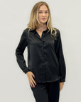 Camicia satinata effetto seta