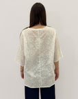 Maglia in pizzo sangallo