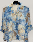 Camicia Fantasia Floreale a Manica Corta