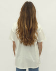T-shirt in cotone con stampa Girl Boss