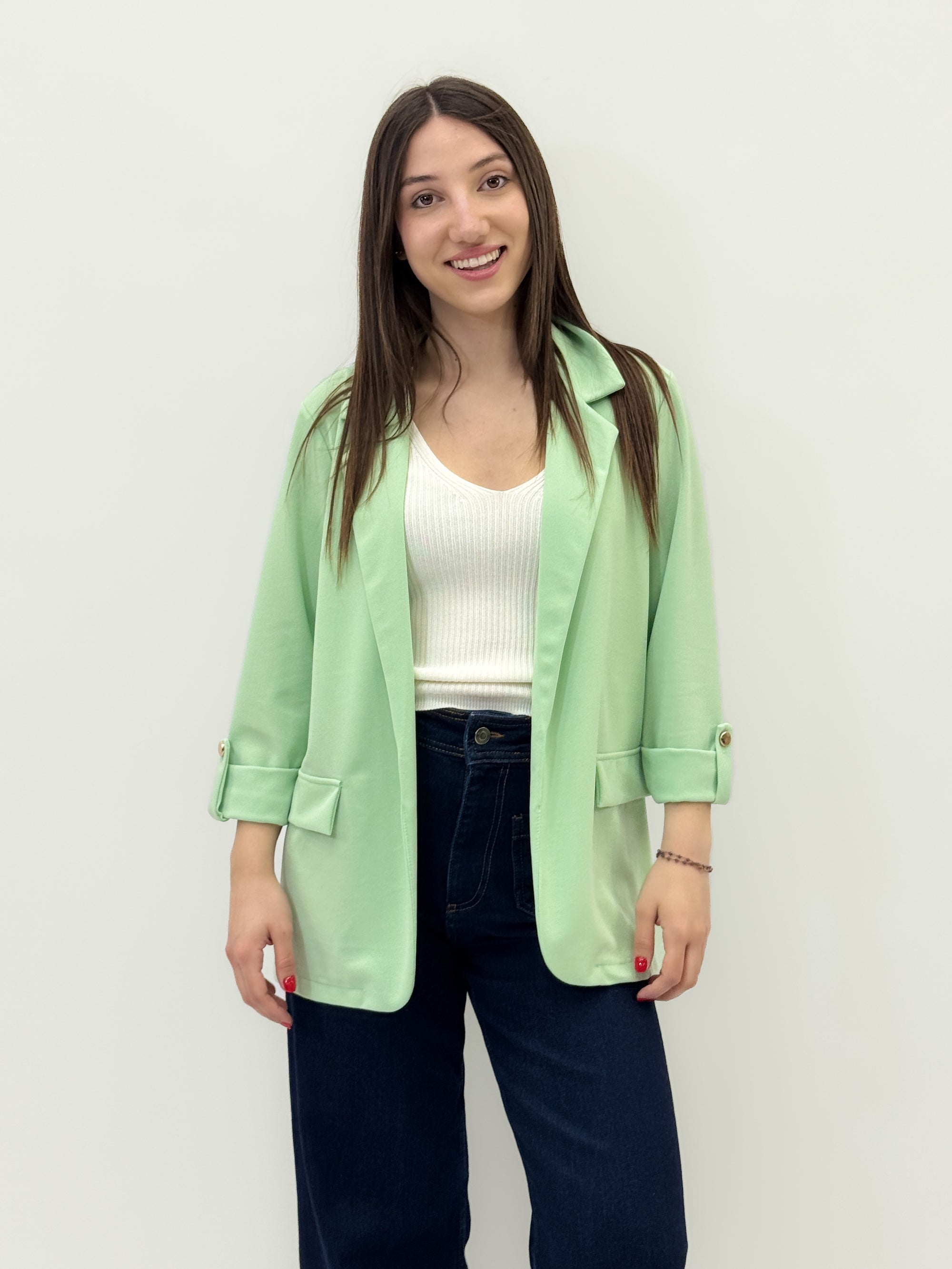 Giacca blazer taglio morbido