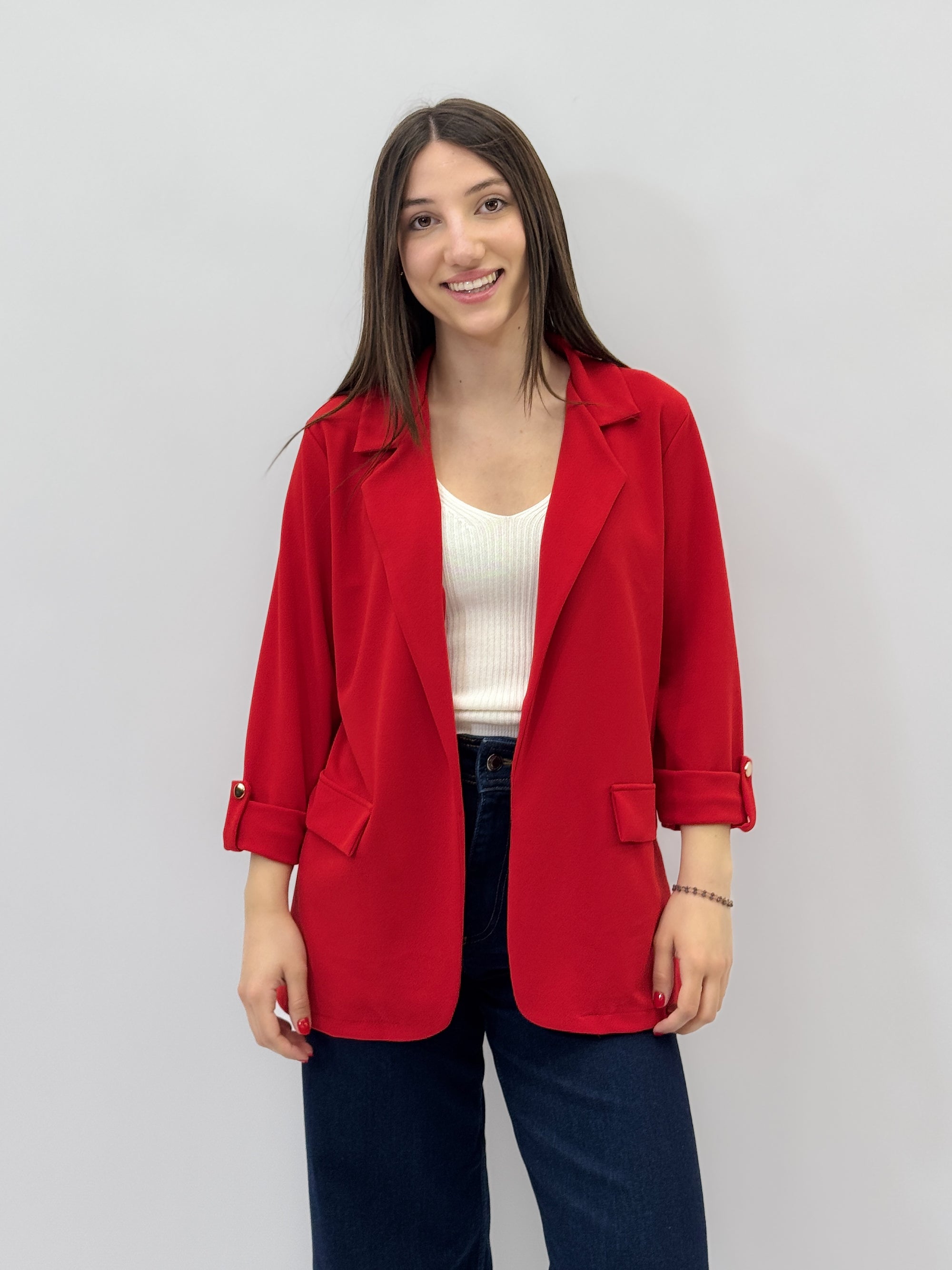 Giacca blazer taglio morbido