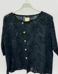 Camicia Ricamata con Bottoni
