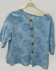 Camicia Ricamata con Bottoni