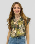 Camicia Floreale a Manica Corta
