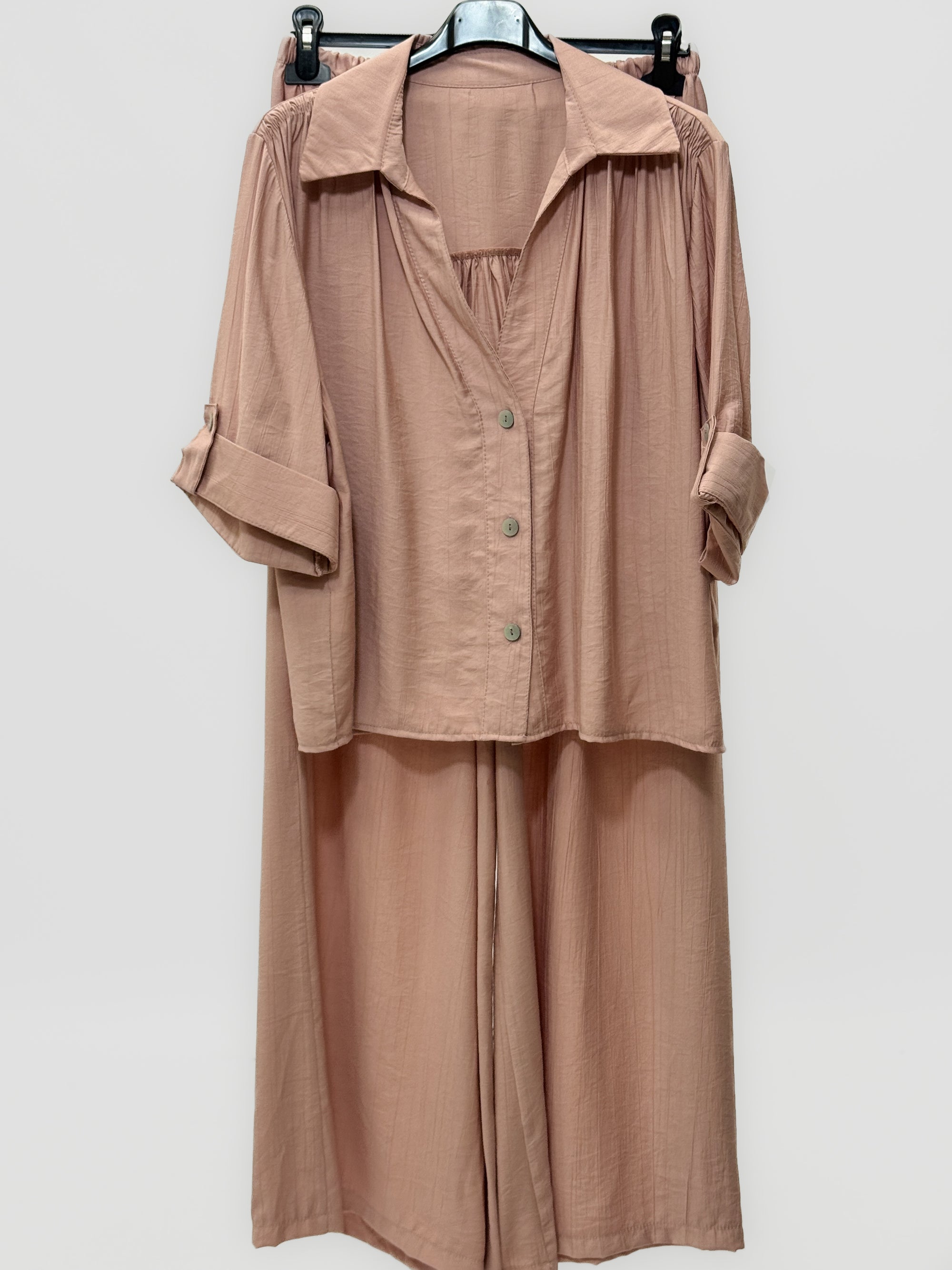 Completo Camicia e Pantalone Palazzo