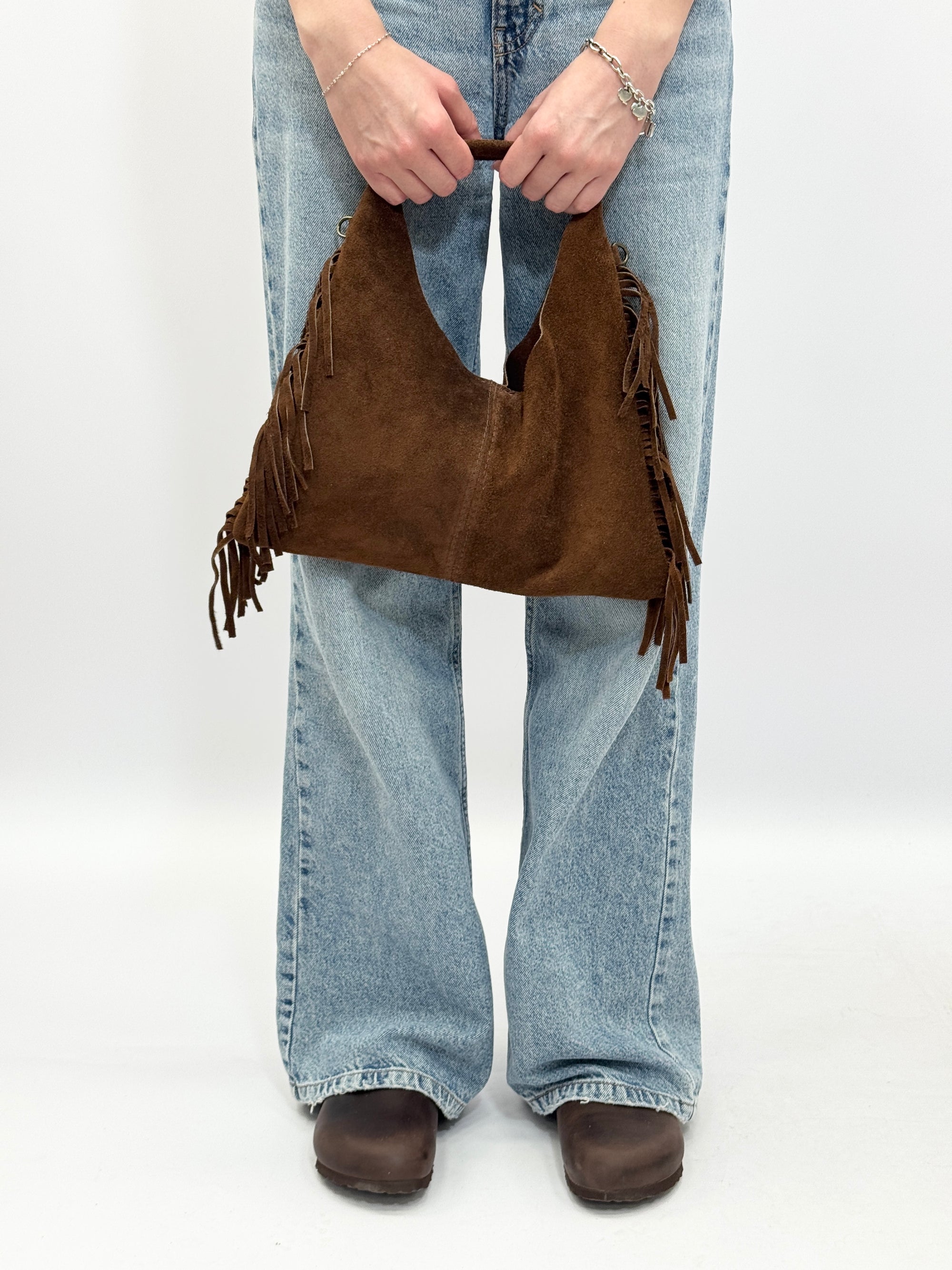 Borsa Hobo Everywhere Media In Pelle | Elisabetta Franchi - Foto 8