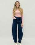 Jeans Wide Leg Blu – Linea Balloon